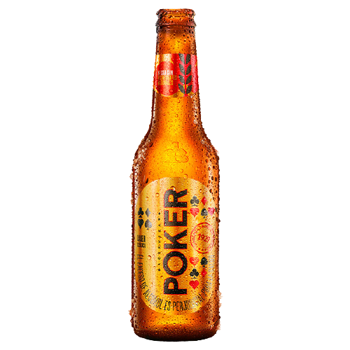 Poker Vidrio 330 Ml * 24 Unds