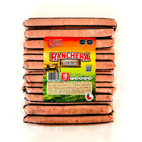 Salchichas Ranchera 10 unds