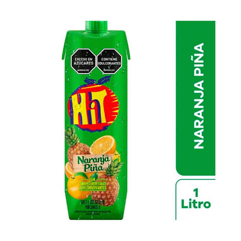 Jugo Hit Naranja Piña Litro